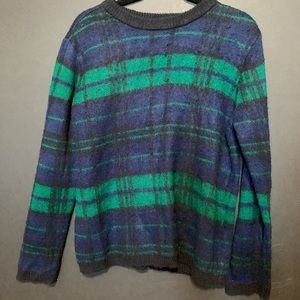 Vintage St. John’s bay plaid sweater